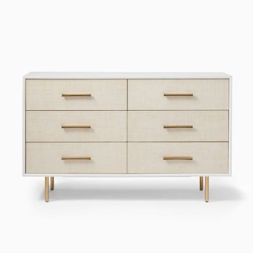Margot Raffia 6 Drawer Dresser image