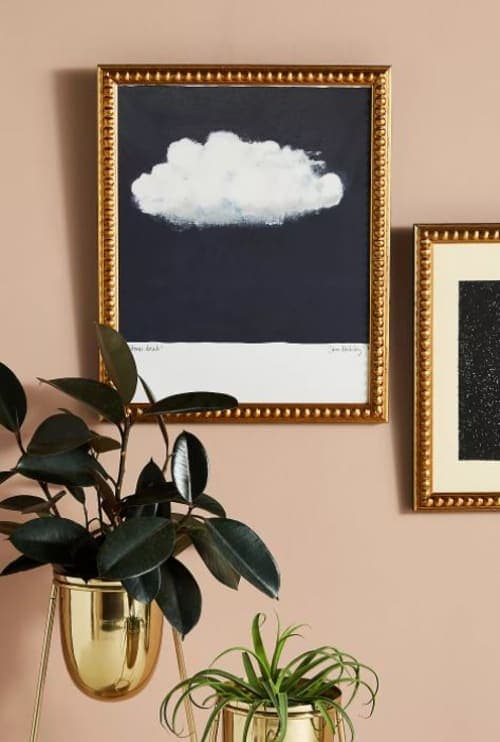 Storm Cloud Wall Art with frame image