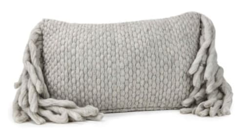 Afrino Wool Grey Pillow No Insert-20"x12" image