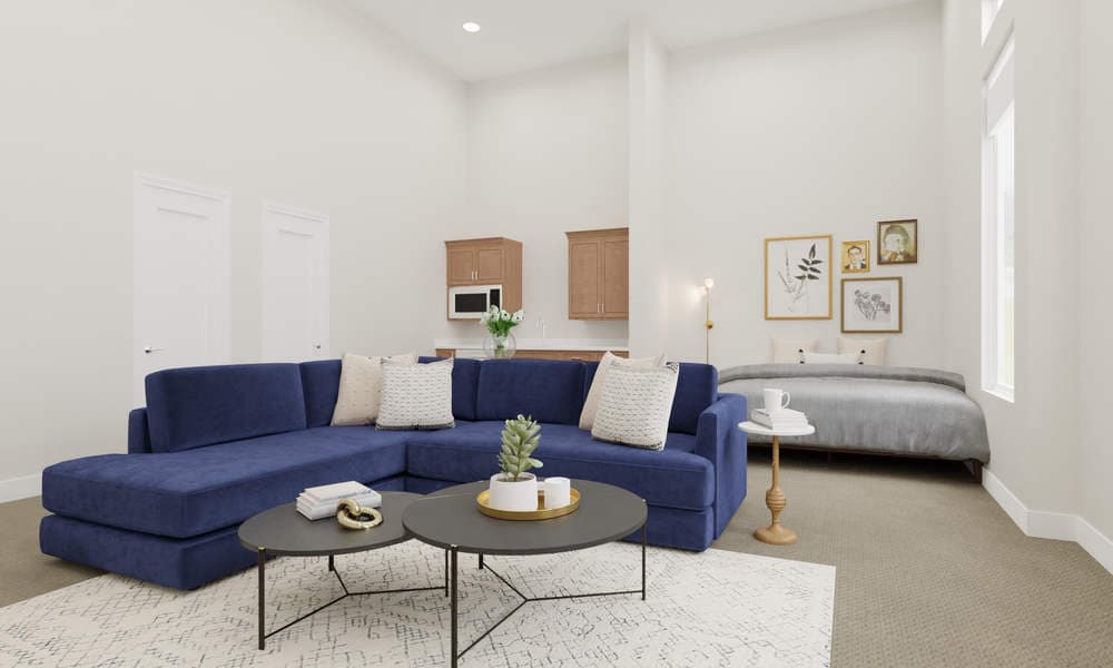 Studio Apartment Modern Elegant with Cozy Nook