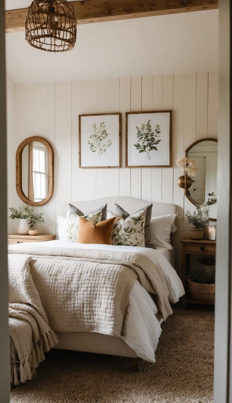 Farmhouse Style Bedroom Design
