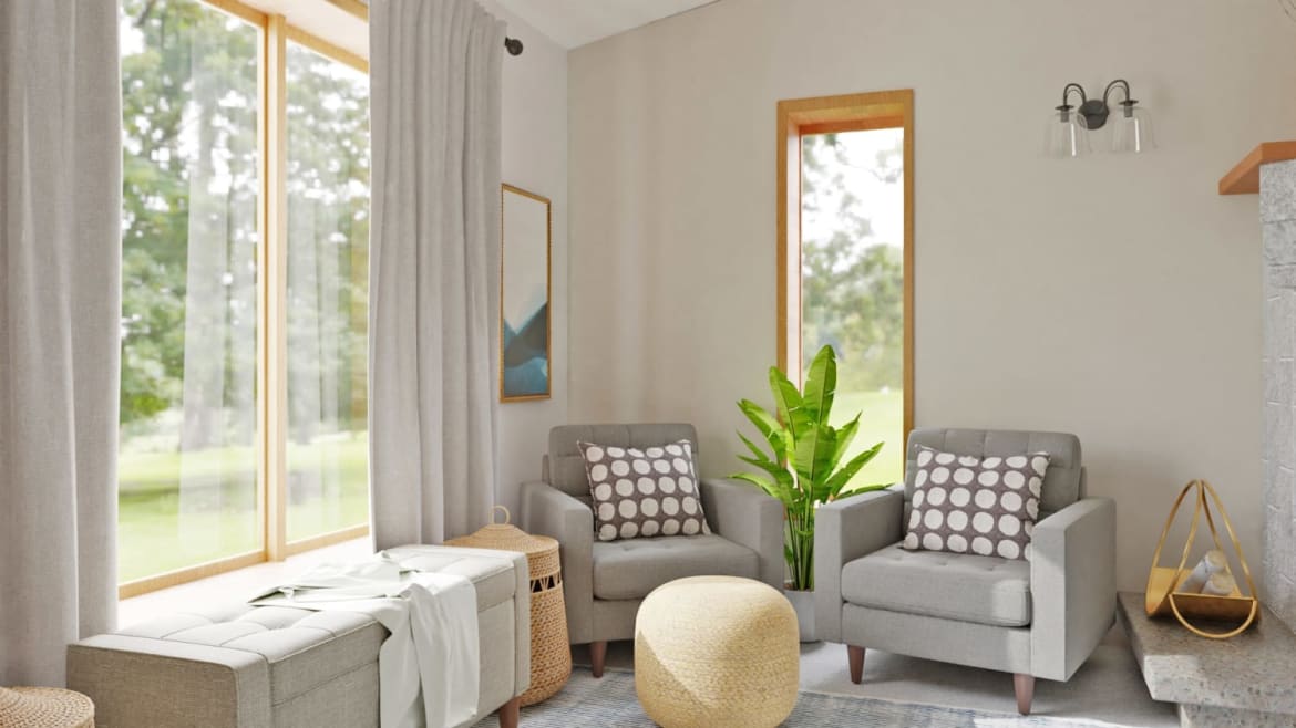 LivingRoomWithCrate&BarrelFurniture Living Room With Crate & Barrel Furniture