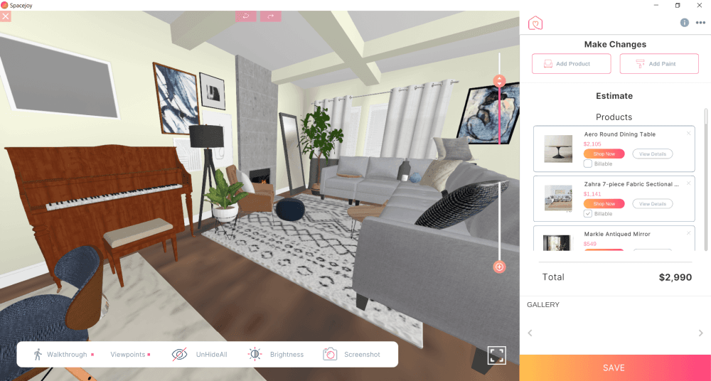 Using the Spacejoy App to Experience Designs in 3D Gallery, Image 2