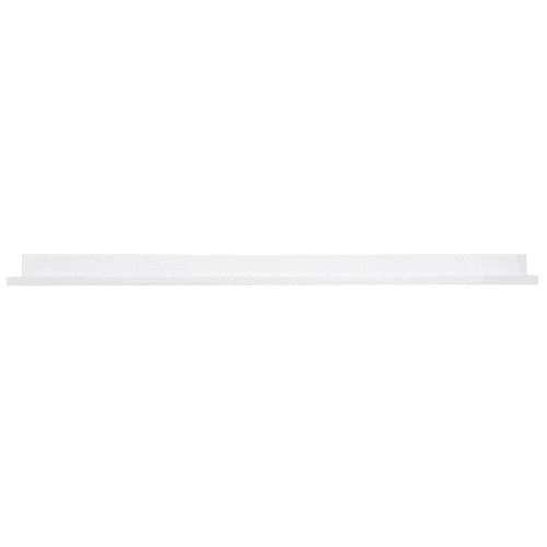 InPlace 48" x 4.5" Picture Ledge Wall Shelf White: Modern Floating Photo Display, MDF, Includes Mounting Hardware image